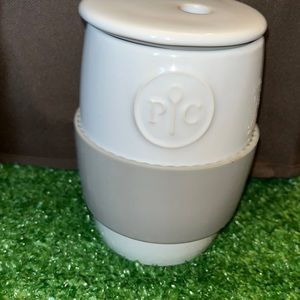 Pampered Chef Ceramic Egg Cooker With Lid
